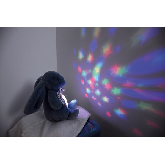 Doudou Hrací skříňka s projekcí Králíček modrý