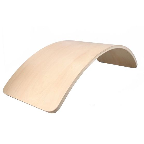 Dřevěná balanční deska s autíčkem a cestou