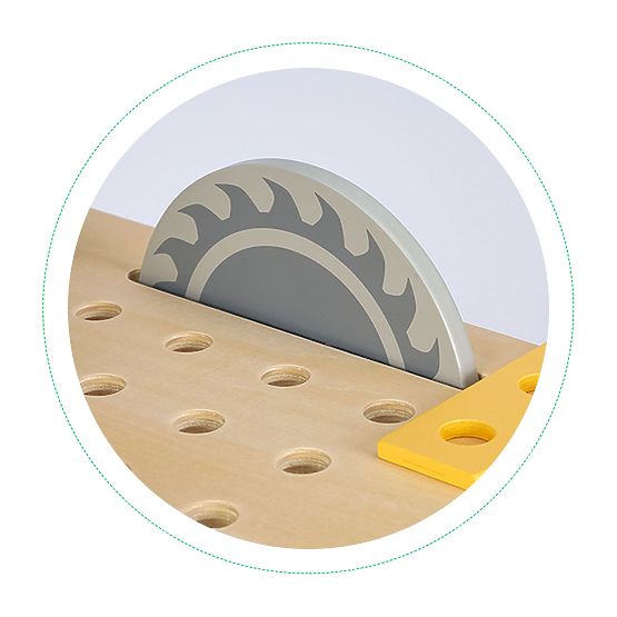 Dřevěná dílna s nářadím - 47 ks ECOTOYS