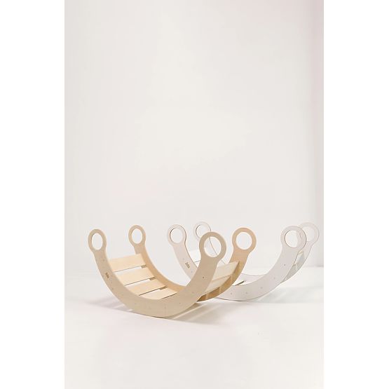 Dřevěná houpačka Montessori XL - přírodní