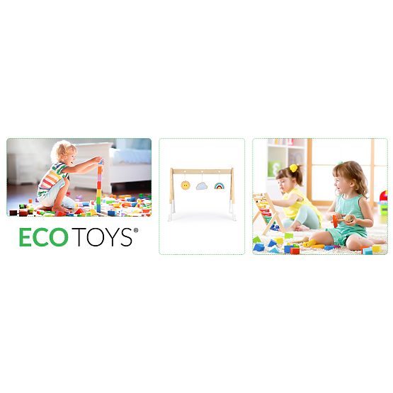 Dřevěná hrazdička Ecotoys