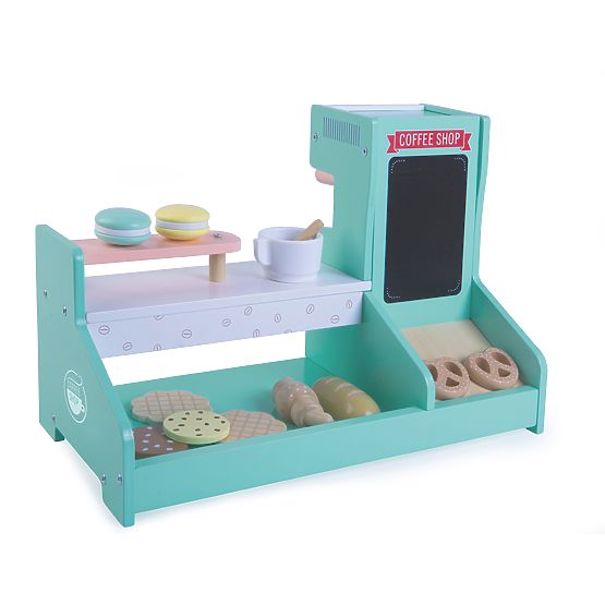 Dřevěná kuchyň kavárna obchod cukrárna ECOTOYS