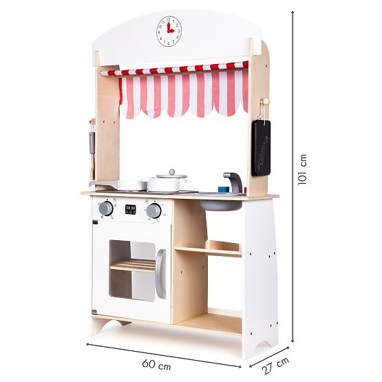 Dřevěná kuchyňka a prodejní stánek 2v1