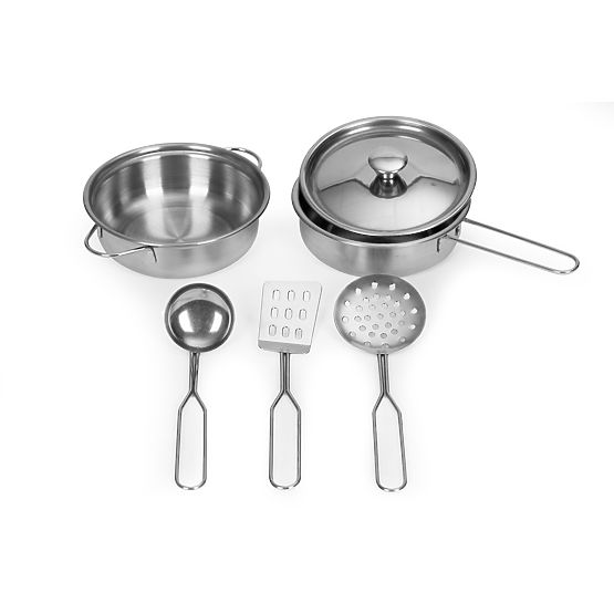 Dřevěná kuchyňka pro děti zvuky LED trouba pračka kuchyňské doplňky ECOTOYS