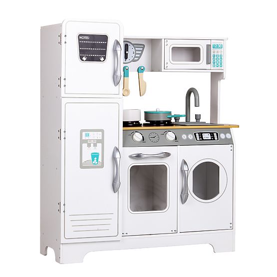 Dřevěná kuchyňka s příslušenstvím pro děti ECOTOYS