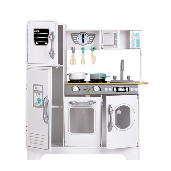 Dřevěná kuchyňka s příslušenstvím pro děti ECOTOYS