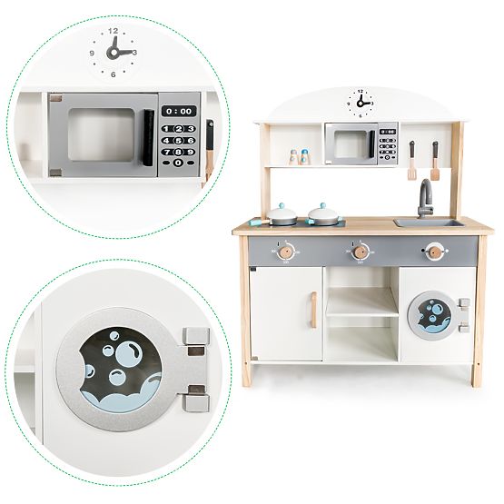 Dřevěná kuchyňka XXL s příslušenstvím