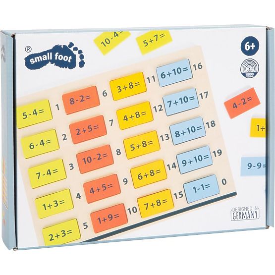 Dřevěná matematická tabulka