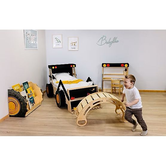 Dřevěná Montessori houpačka - přírodní 