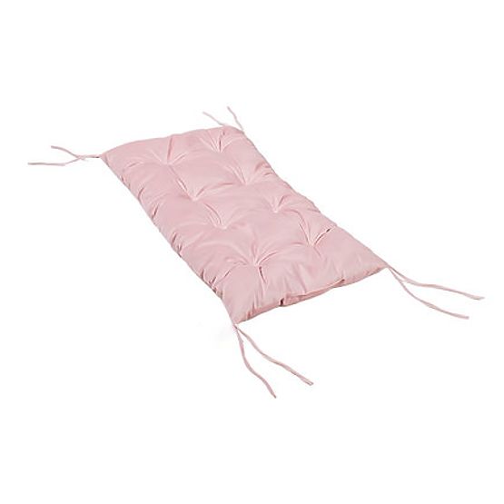 Dřevěná montessori houpačka s růžovým polštářem - 100 cm