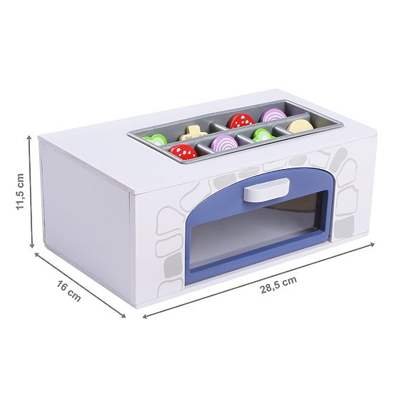 Dřevěná pizza pec s doplňky