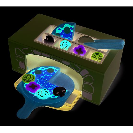 Dřevěná pizza pec s doplňky