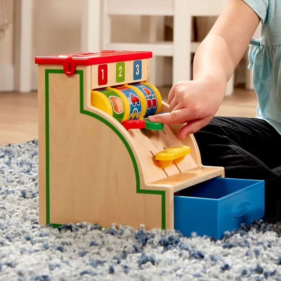 Dřevěná pokladna 123 Melissa & Doug