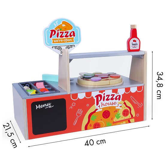 Dřevěná sada Pizzerie