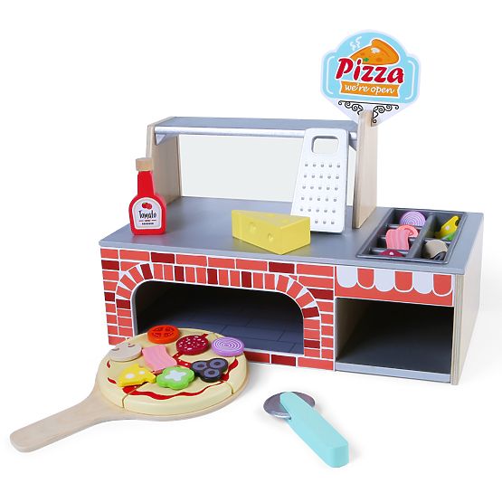 Dřevěná sada Pizzerie
