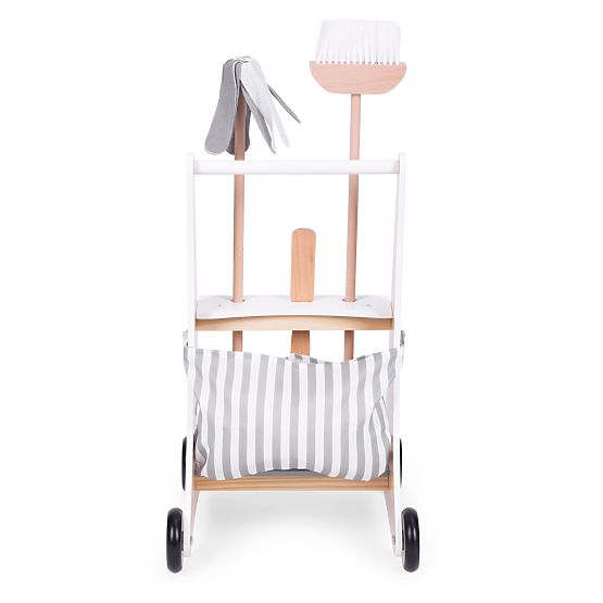 Dřevěná úklidová sada vozík ECOTOYS