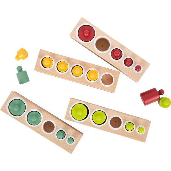 Dřevěná vkládací závaží