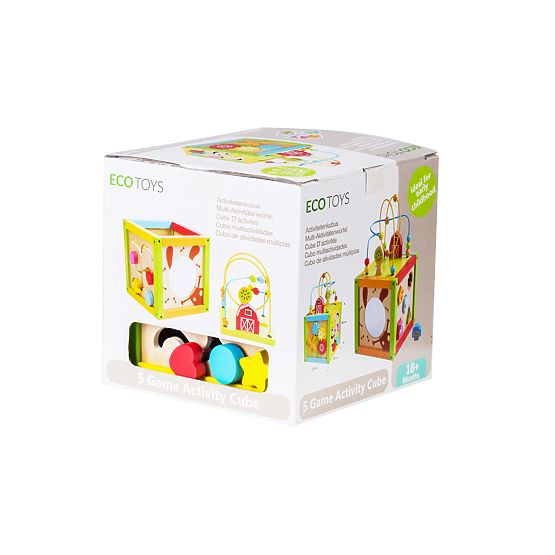 Dřevěná vzdělávací hračka s labyrintem 