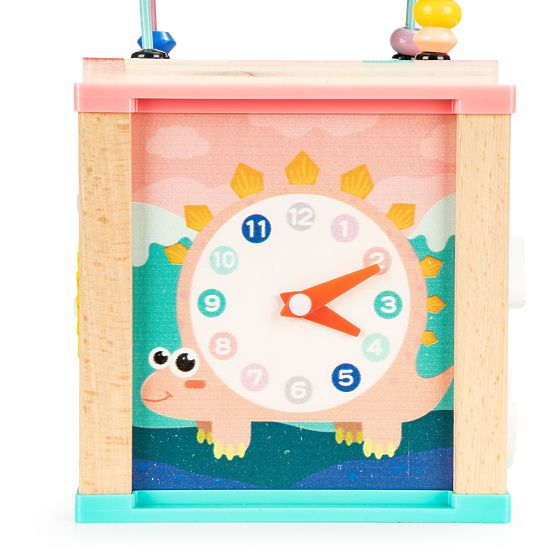 Dřevěná vzdělávací kostka, třídič mula ECOTOYS