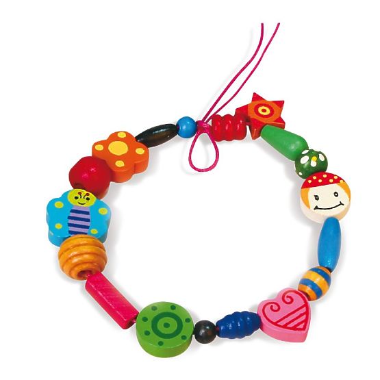 Dřevěné korálky - velká sada