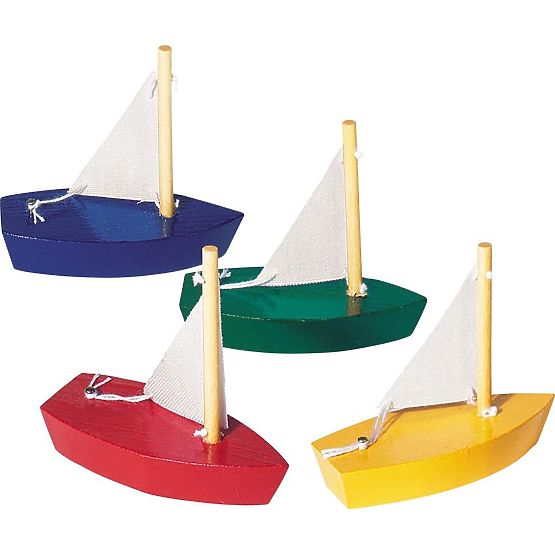 Dřevěné mini lodičky