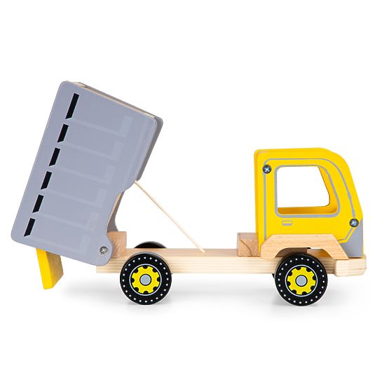 Dřevěné popelářské auto EcoToys