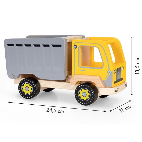 Dřevěné popelářské auto EcoToys