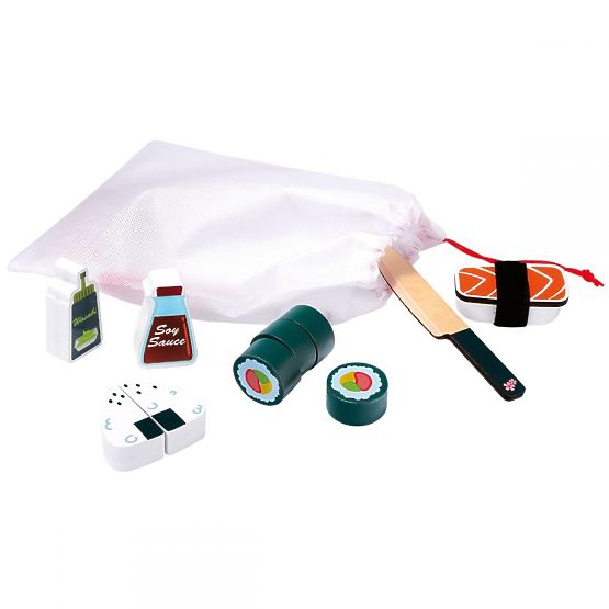 Dřevěné Sushi - 3D puzzle