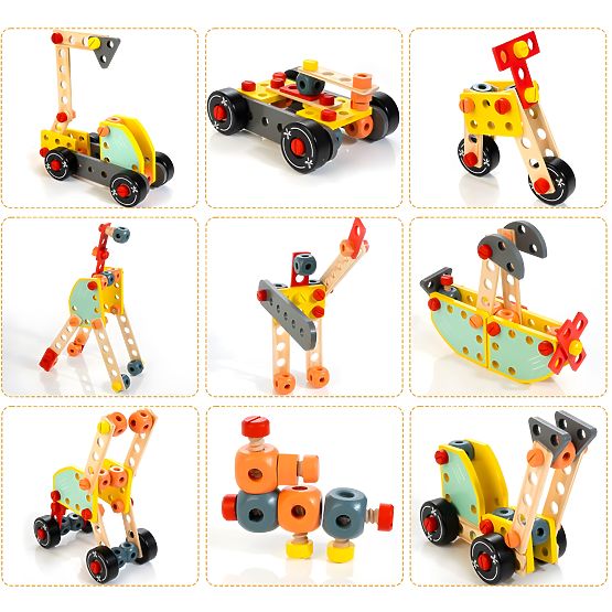 Dřevěný dětský pracovní stůl ECOTOYS