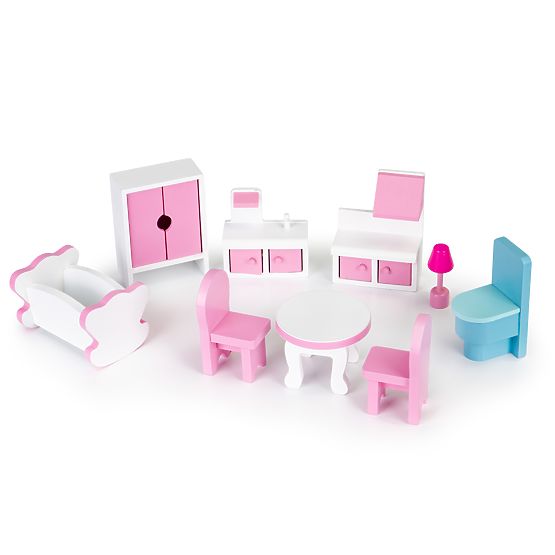 Dřevěný domeček pro panenky Charlotte