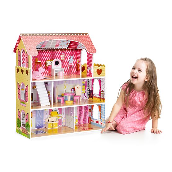 Dřevěný domeček pro panenky Madison