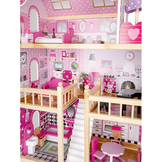 Dřevěný domeček pro panenky Mandy