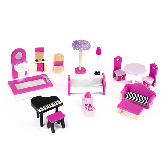 Dřevěný domeček pro panenky Mandy