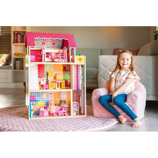 Dřevěný domeček pro panenky Ruby