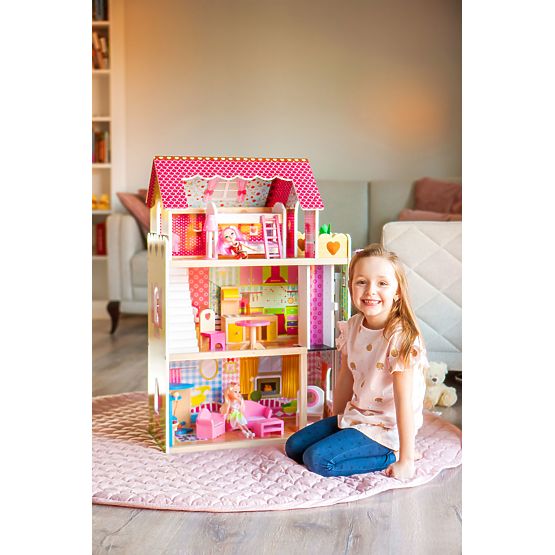 Dřevěný domeček pro panenky Ruby