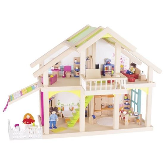 Dřevěný domeček pro panenky Susibelle