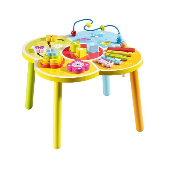 Dřevěný edukační stoleček Baby Mix Dle obrázku