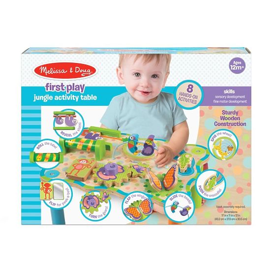Dřevěný interaktivní stolek Melissa & Doug