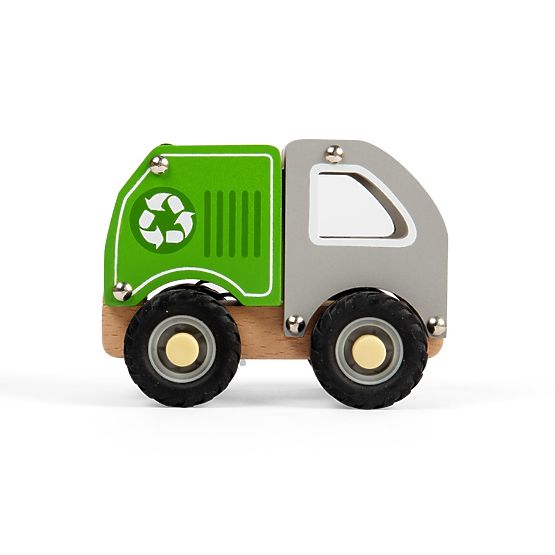 Dřevěný recyklační vůz