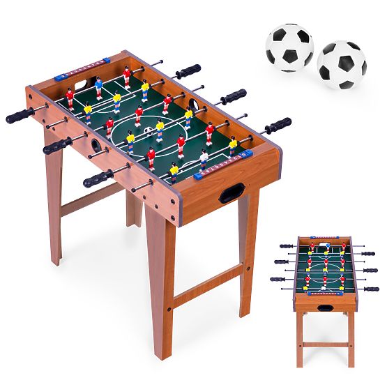 Dřevěný stolní fotbal 69x35,5 cm hra stolní fotbal ECOTOYS