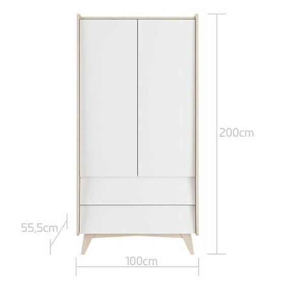 Dvoudveřová šatní skříň So sixty