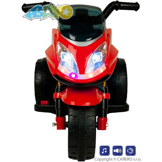 Elektrická motorka BAYO KICK red Červená
