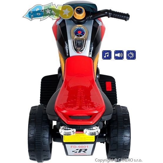 Elektrická motorka BAYO KICK yellow Žlutá