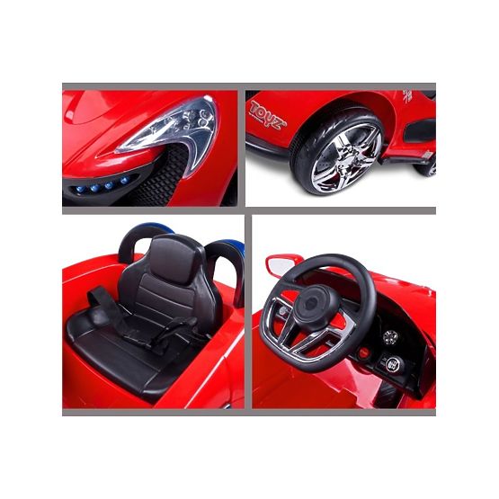 Elektrické autíčko Toyz  Aero - 2 motory a rychlosti černé Černá