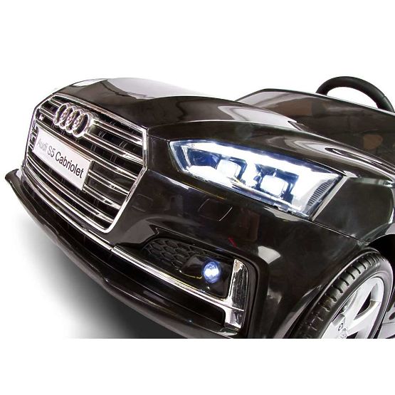Elektrické autíčko Toyz AUDI S5 - 2 motory black Černá