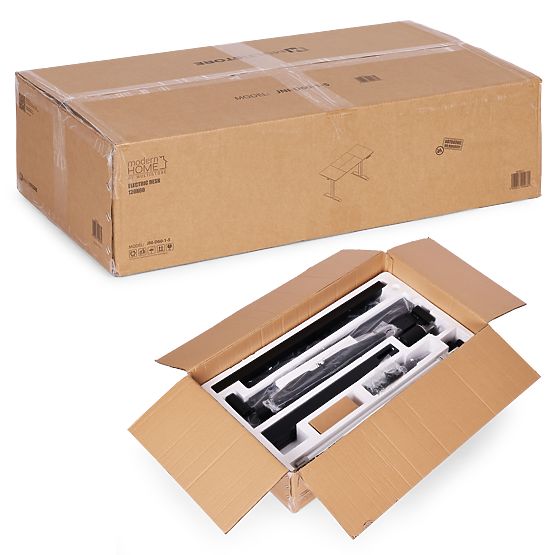 Elektrický nastavitelný stůl 140x70 cm, výšková regulace 76-121 cm ModernHome