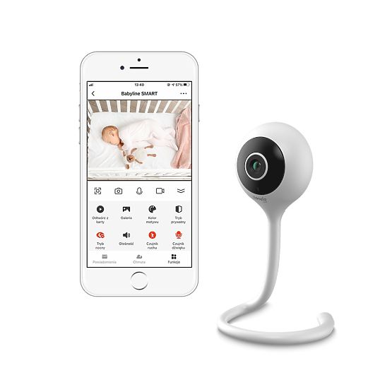 Elektronická chůvička Babyline Smart White
