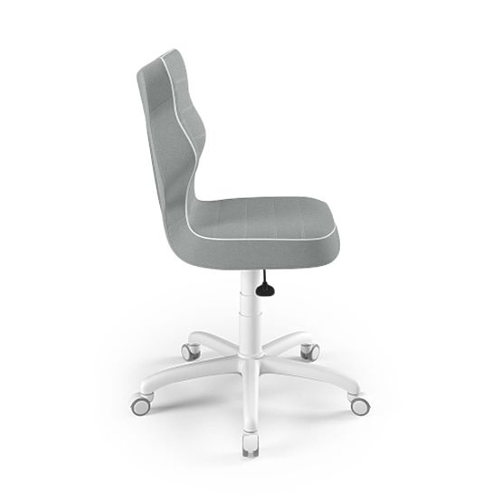Ergonomická židle k psacímu stolu upravená na výšku 159-188 cm - šedá