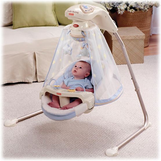 Fisher Price Houpačka s Baldachýnem Starlight Papasan