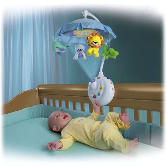 Fisher Price kolotoč s projektorem